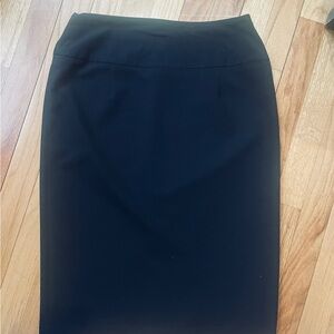 Final Touch Classic Black Pencil Skirt